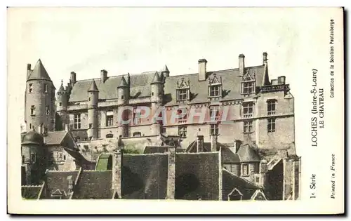 Cartes postales Loches (Indre Loire) Le Chateau