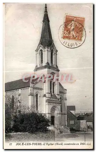 Ansichtskarte AK Joue Les Tours L Eglise (Nord) construite en 1868