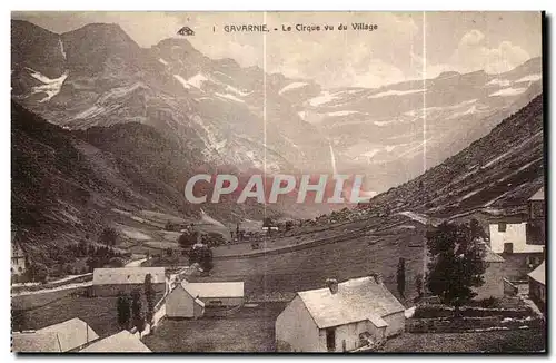 Cartes postales Gavarnie Le Clique Vu du Village