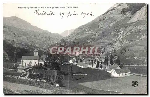 Cartes postales Gavarnie Hautes Pyrenees Vue generale