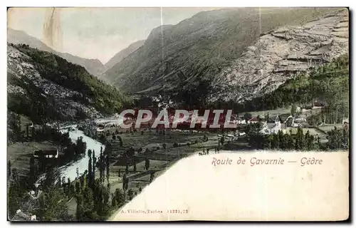 Cartes postales Gavarnie Route Gedre