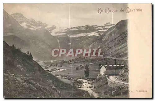 Cartes postales Gavarnie Le Cirque