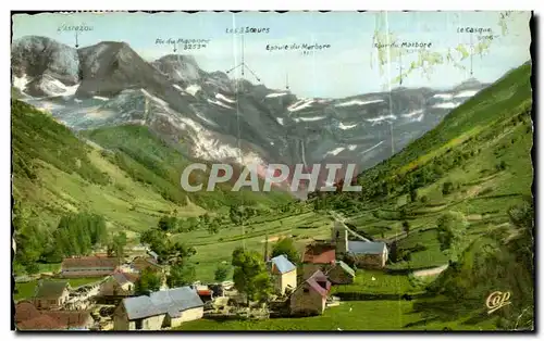 Cartes postales Gavarnie Le Village et le Cirque