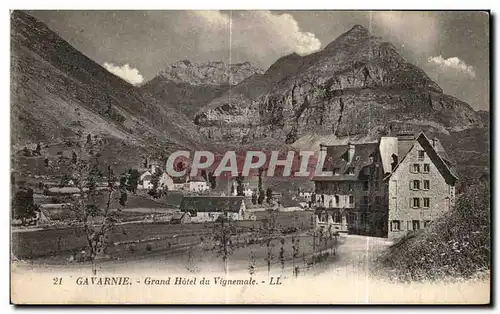 Ansichtskarte AK Gavarnie Gedre Hotel du Vignemale