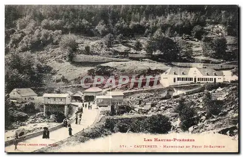 Ansichtskarte AK Les Hautes Pyrenees Cauterets Mauhourat Et Petit St Sauveur