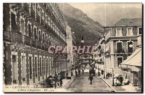 Cartes postales Cauterets Boulevard L Hotel d Angleterre