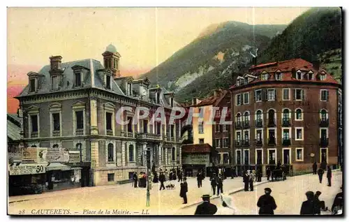 Ansichtskarte AK Cauterets Place de la Mairie