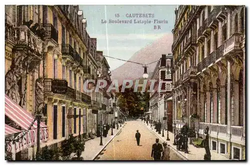 Ansichtskarte AK Cauterets La Boulevard Latapie Flurin