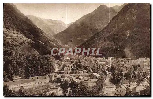 Cartes postales Cauterets Vue Generale sur la Ville et Vallee De Lutour
