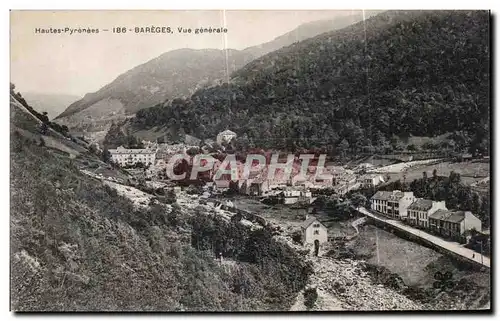 Cartes postales Hautes Pyrenees Bareges Vue generale