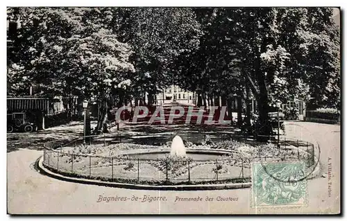 Cartes postales Bagneres de Bigorre Promenade des Coustous