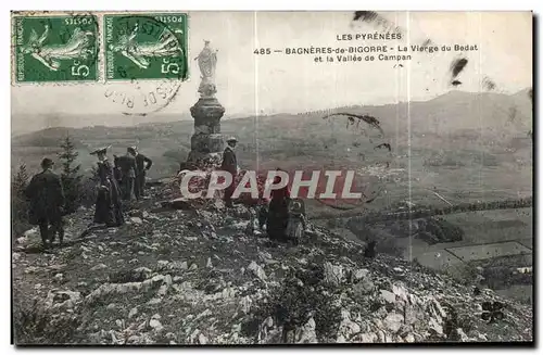 Ansichtskarte AK Les Pyrenees Bagneres de Bigorre La Vierge du bedat et la Vallee de Campan