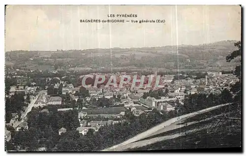 Cartes postales Les Pyrenees Bagneres de Bigorre Vue generale