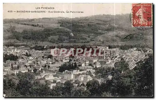 Cartes postales Les Pyrenees Bagneres de Bigorre Vue Generale les Palomieres