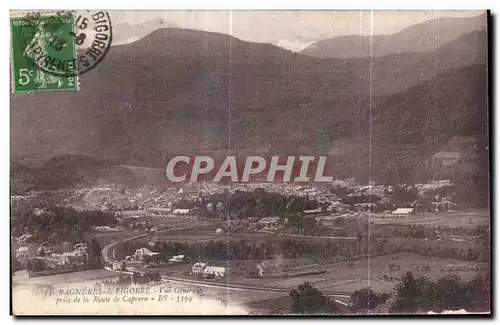 Cartes postales Bagneres de Bigorre Vue Generale prise de la Route de Capvern