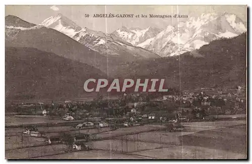 Cartes postales Argeles Gazost et les Montagnes d Azun