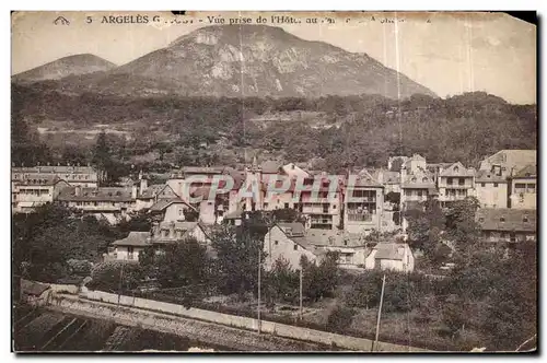 Cartes postales Argeles Gazost Vue Prise de l Hotel