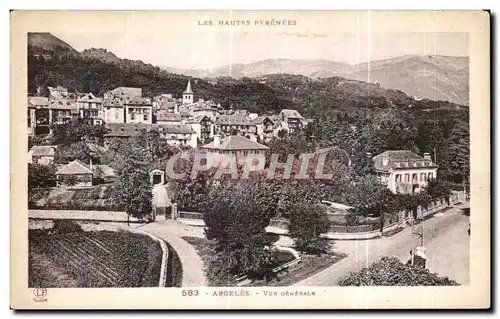 Ansichtskarte AK Les Hautes Pyrenees Argeles Vue Generale