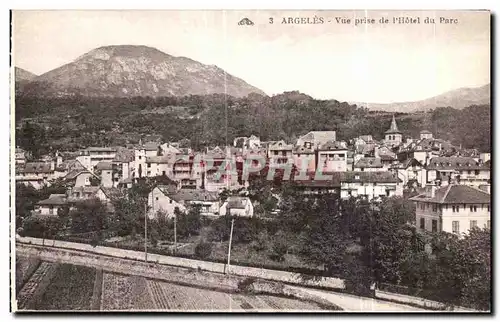 Cartes postales Argeles Vue prise de l Hotel du Parc