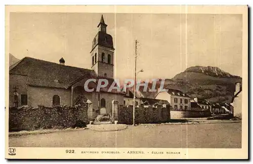 Cartes postales Environs D Argeles Arrens Eglise romane