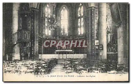 Cartes postales St Jean Pied de Port Interieur de l Eglise