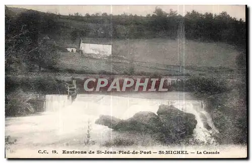 Ansichtskarte AK Environs de St Jean Pied de Port St Michel La Cascade