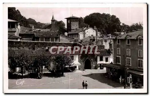 Cartes postales Saint Jean Pied de Port un coin des Remparts Vue vers l Eglise