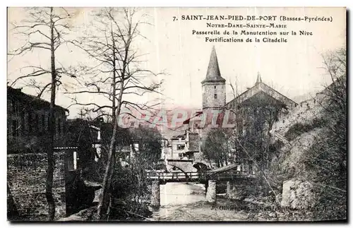 Cartes postales Saint Jean Pied de Port (Bassees Pyrenees) Notre Dame Sainte Marie