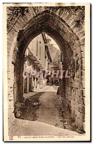 Cartes postales Saint Jean Pied de Port Vue de L eglise