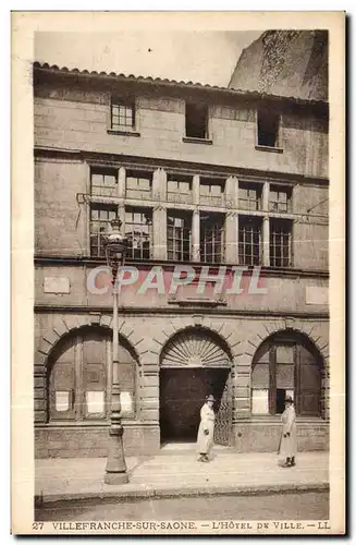 Cartes postales Villefranche Sur Saone L Hotel De Ville