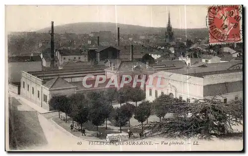 Cartes postales Villefranche Sur Saone Vue generale