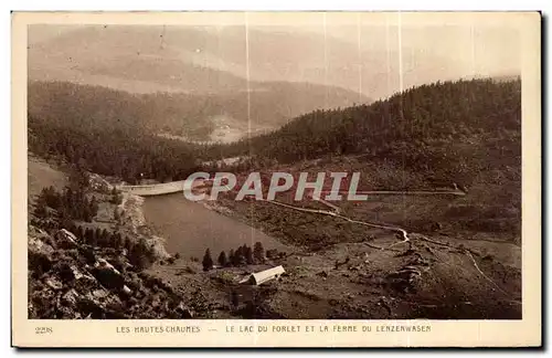 Cartes postales Les Hautes Chaumes Le Lac Du Forlet Et La Ferme Du Lenzenwasen