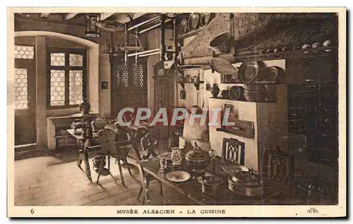 Cartes postales Musee Alsacien La Cuisine Strasbourg