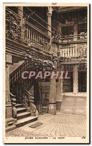 Cartes postales Musee Alsacien La Cour Strasbourg