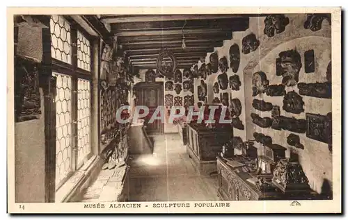 Cartes postales Musee Alsacien Sculpture Populaire Strasbourg