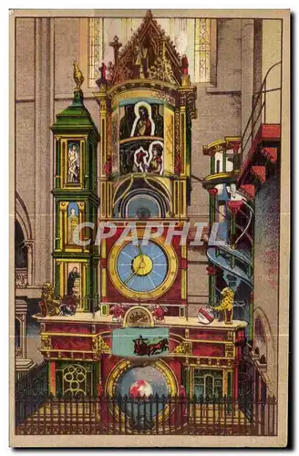 CARTE SYSTEME L horloge astronomique de la Cathedrale Strasbourg