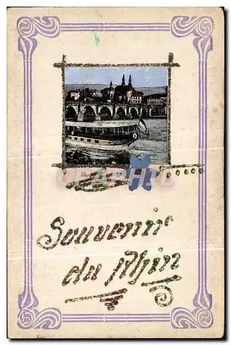 Cartes postales Souvenir du Rhin