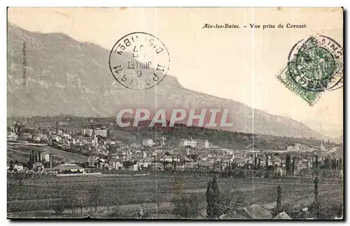 Ansichtskarte AK Aix Les Bains Vue prise de Corsuet