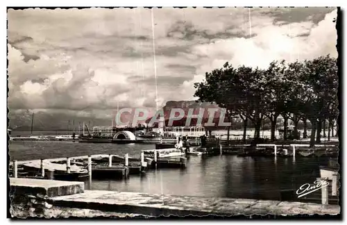 Ansichtskarte AK Aix Les Bains Le Port Effets de nuages sur le Lac