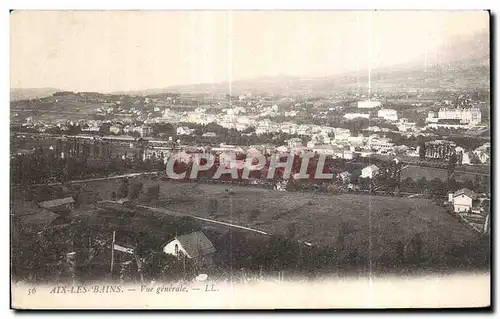 Cartes postales Aix Les Bains Vue Generale