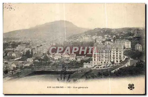 Cartes postales Aix Les Bains Vue Generale