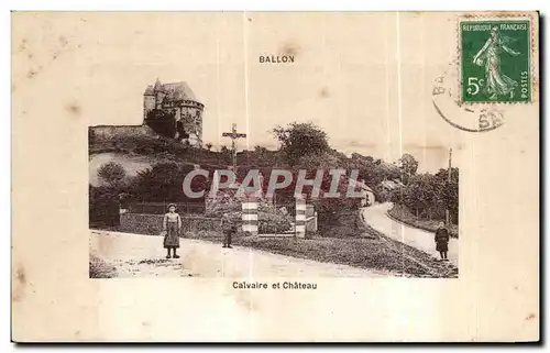 Cartes postales Ballon Calvaire et Chateau