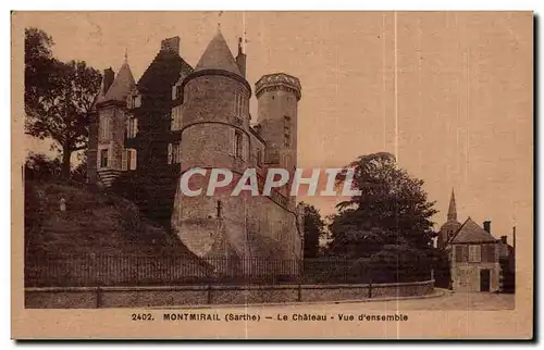 Cartes postales Montmirailo Le Chateau Vue d ensemble