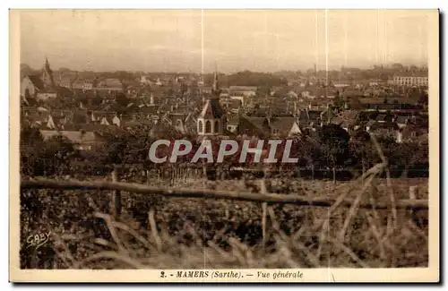 Cartes postales Mamers Vue generale