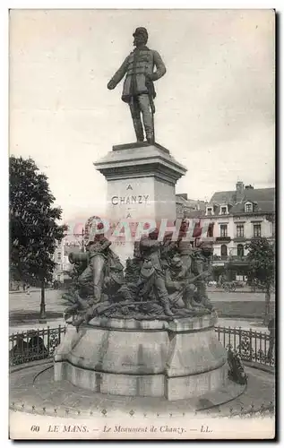 Ansichtskarte AK Le Mans Le Monument de Chanzy Militaria