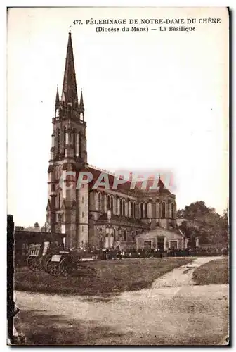 Ansichtskarte AK Pelerinage De Notre Dame Du Chene La Basilique