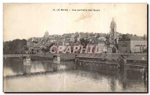 Cartes postales Le Mans Vue partielle des Quais