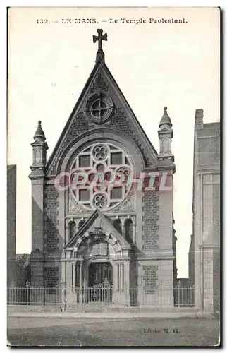 Cartes postales Le Mans Le Temple Protestant