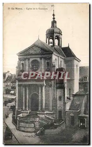 Cartes postales Le Mans Eglise de la Visitation