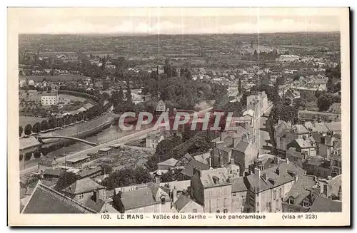 Ansichtskarte AK Le Mans Vallee dela Sarthe Vue panoramique